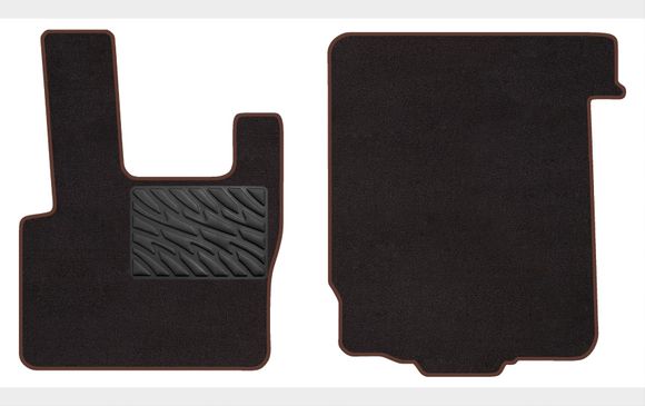 Двухслойные коврики Sotra Premium Chocolate для DAF XF95 (mkI) 1997-2002 / XF105 (mkII) 2002-2006