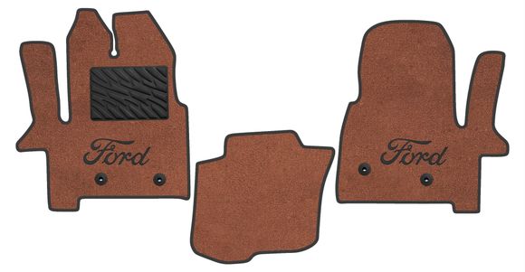 Двухслойные коврики Sotra Premium Terracot для Ford Transit / Tourneo (mkVII)(1 ряд) 2014→