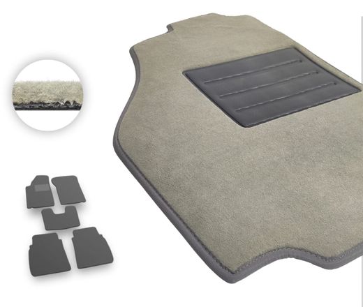 Текстильные коврики Pro-Eco Beige для Chrysler 300M (mkI) 1998-2004