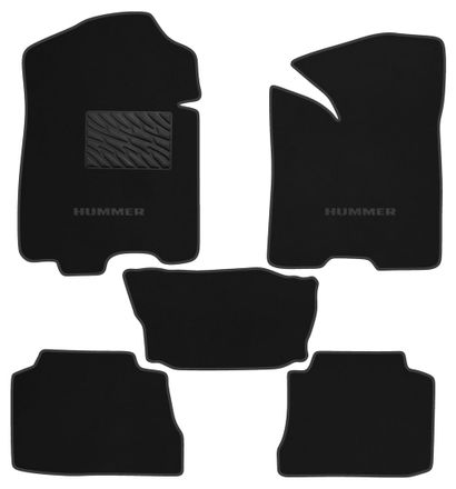 Двухслойные коврики Sotra Premium Graphite для Hummer H2 (mkI) 2002-2009