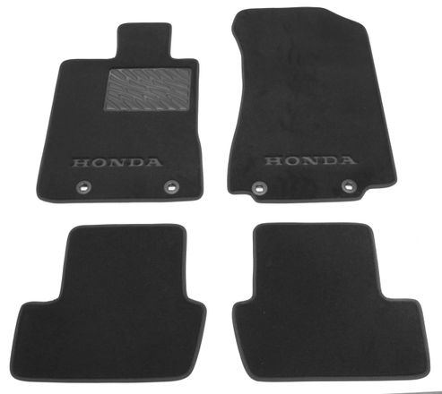 Двухслойные коврики Sotra Classic Black для Honda Legend (mkIV)(4 клипсы) 2004-2012