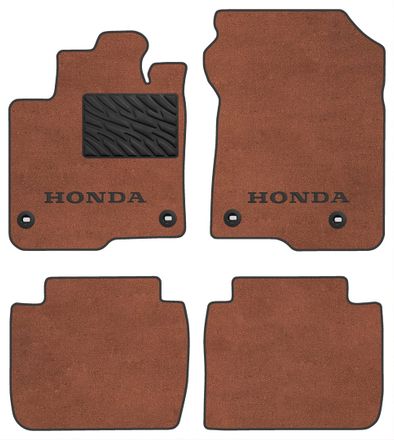 Двухслойные коврики Sotra Premium Terracot для Honda ZR-V (mkI) 2022→ (АКПП)