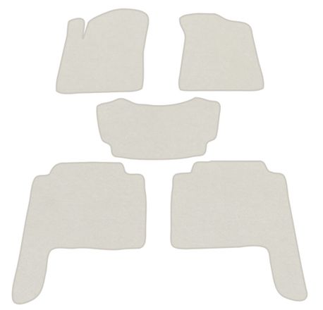 Двухслойные коврики Sotra Premium White для Infiniti QX80 / QX56 (mkII)(Z62)(1-2 ряд) 2010-2024