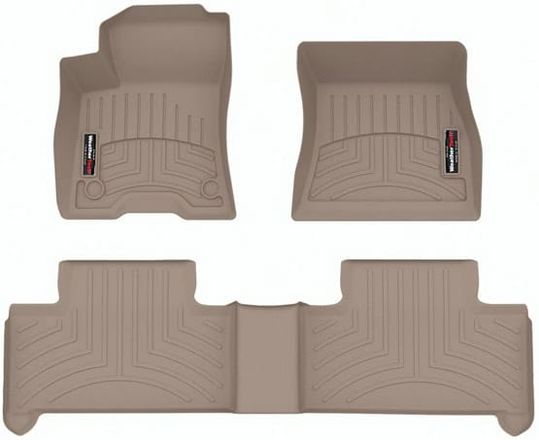 Коврики Weathertech Beige для Mercedes-Benz EQB (X243) 2021→ (1-2 ряд)