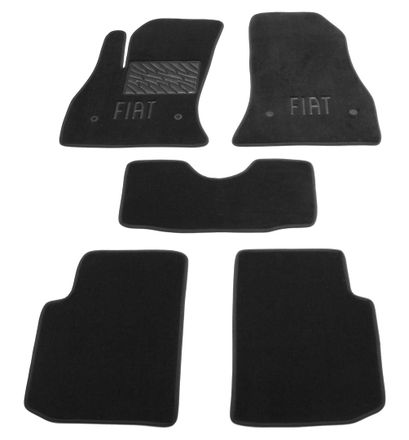 Двухслойные коврики Sotra Classic Black для Fiat 500L (mkI) 2012-2022