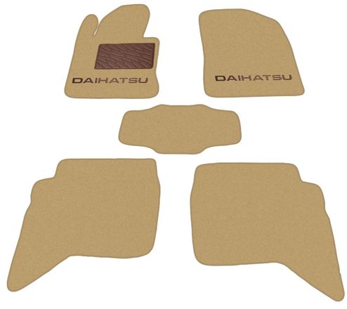 Двухслойные коврики Sotra Premium Beige для Daihatsu Terios (mkII) 2006-2017