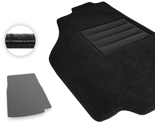 Текстильные коврики Pro-Eco Black для BMW 7-series (F01; F02)(не гибрид)(багажник) 2008-2015