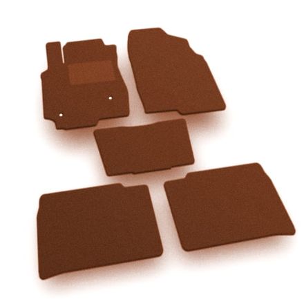 Двухслойные коврики Sotra Premium Terracot для FAW Bestune X80 (mkI) 2013-2020