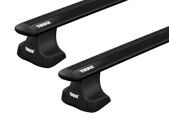 Багажник на гладкую крышу Thule Wingbar Evo Rapid Black для Honda Civic (mkIX)(седан) 2012-2017; Acura ILX (mkI) 2013→