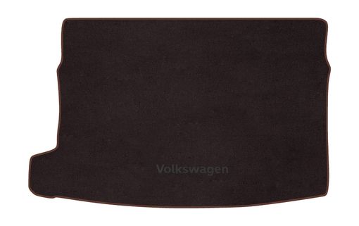 Двухслойные коврики Sotra Premium Chocolate для Volkswagen e-Golf (mkVII)(электро)(багажник) 2014-2020 - Фото 1