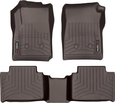 Коврики Weathertech Choco для Chevrolet Colorado (mkII); GMC Canyon (mkII) 2013-2022 (crew cab)