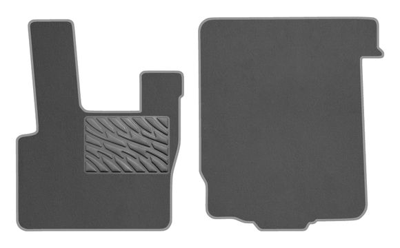 Двухслойные коврики Sotra Premium Grey для DAF CF (mkI-mkII)(65/75/85) 2000-2013