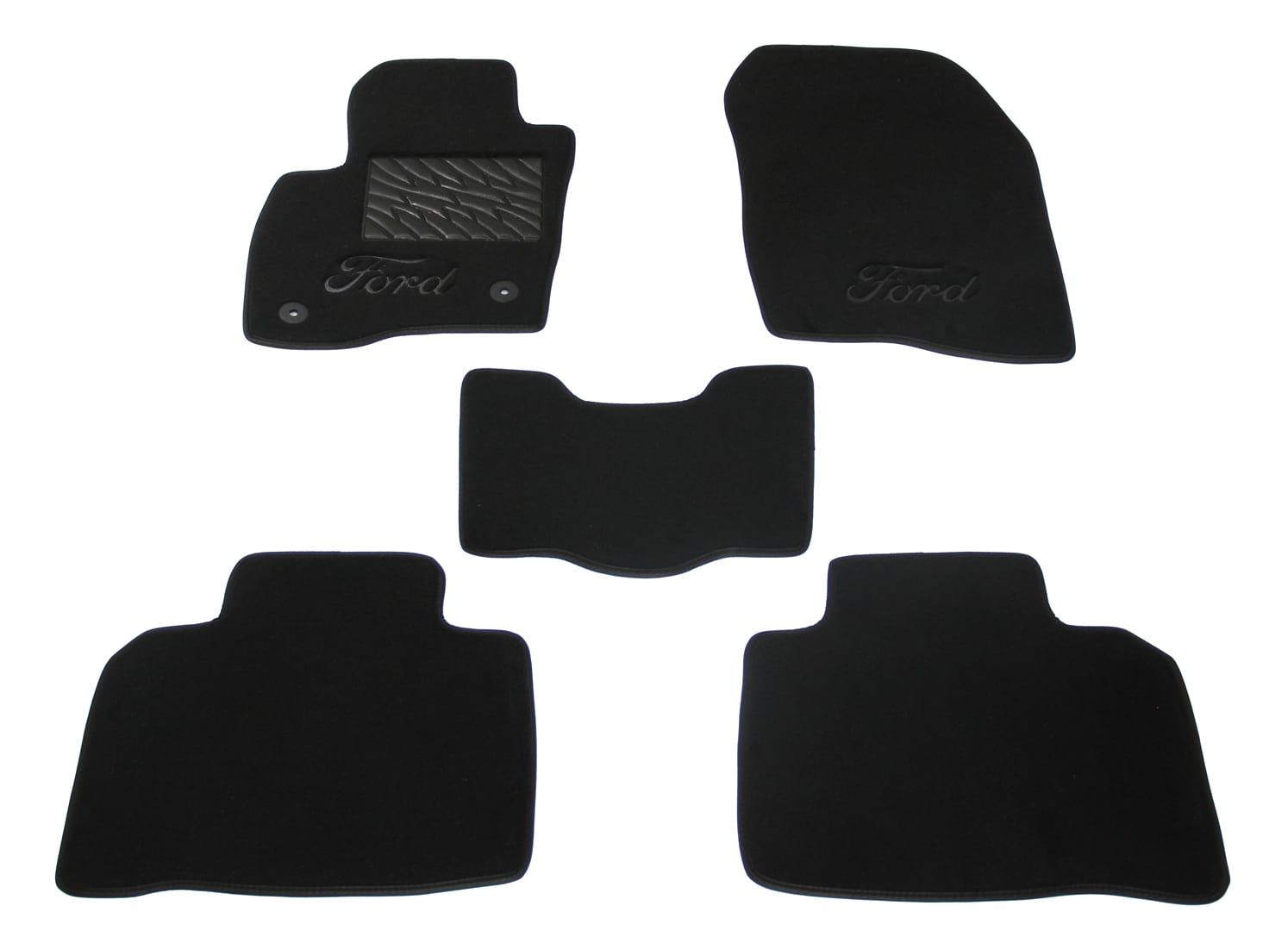 Двухслойные коврики Sotra Premium Graphite для Ford Edge (mkII) 2014-2024 (USA) - Фото 1