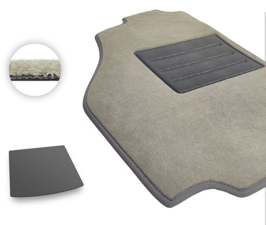 Текстильные коврики Pro-Eco Beige для Leapmotor C10 (mkI)(багажник) 2024→