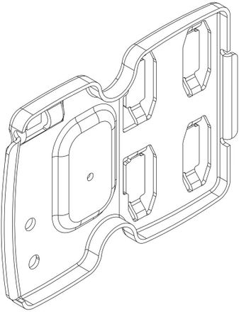 Монтажная пластина задняя 52674 (ProRide 598)