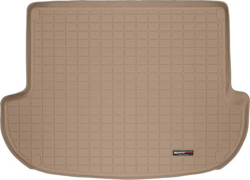 Коврик Weathertech Beige для Hyundai Santa Fe (mkII) 2005-2012 (5 мест)(багажник за 2 рядом) - Фото 1