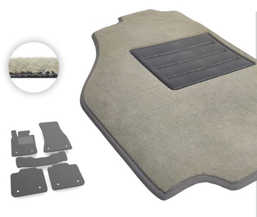 Текстильные коврики Pro-Eco Beige для BMW 6-series (G32)(Gran Turismo) 2017-2023