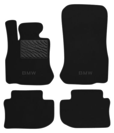 Двухслойные коврики Sotra Classic Black для BMW 6-series (F06)(гран купе) 2012-2019