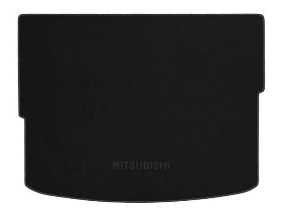 Двухслойные коврики Sotra Premium Graphite для Mitsubishi Eclipse Cross (mkI)(багажник) 2017→