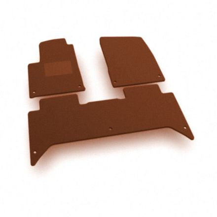 Двухслойные коврики Sotra Premium Terracot для Rivian R1T (mkI) 2021→