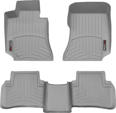 Коврики Weathertech Grey для Mercedes-Benz E-Class (W212; S212) 2009-2013 (седан/универсал)(2 круглых крепления)