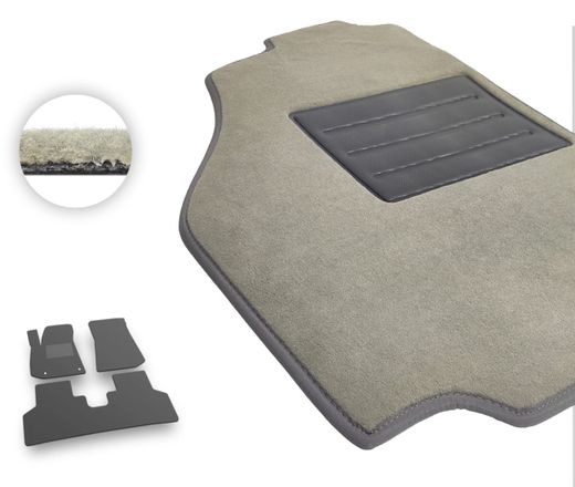 Текстильные коврики Pro-Eco Beige для Kia Niro (mkII)(электро) 2021→