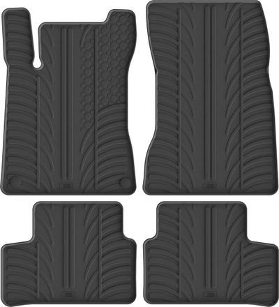 Резиновые коврики Gledring для Mercedes-Benz A-Class (W177; V177) / B-Class (W247) / GLA-Class (H247) 2018→