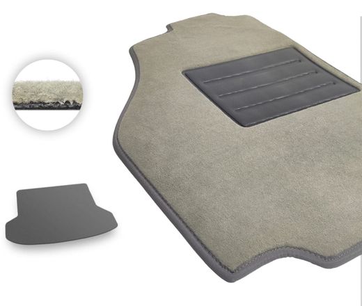 Текстильные коврики Pro-Eco Beige для BMW 5-series (F07)(Gran Turismo)(багажник) 2009-2017