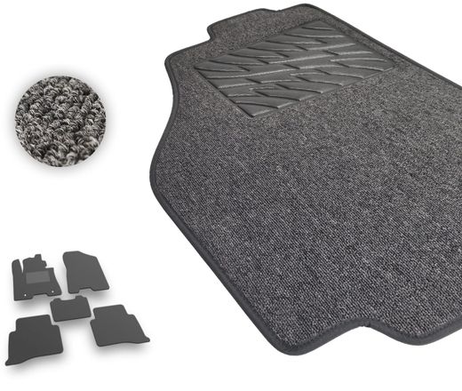 Текстильные коврики Pro-Eco Graphite для Hyundai Tucson (mkIII) 2019-2021 (USA)