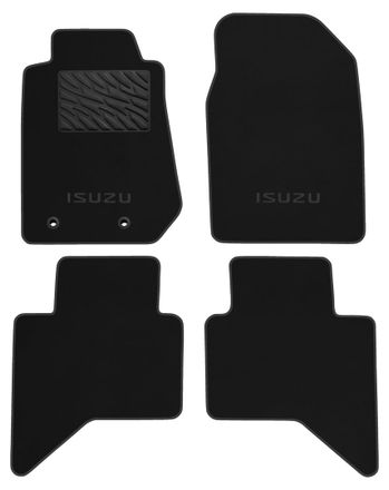 Двухслойные коврики Sotra Premium Graphite для Isuzu D-Max (mkII) 2011-2020