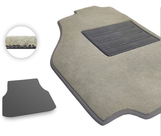 Текстильные коврики Pro-Eco Beige для Honda Civic (mkVI)(Aerodeck)(багажник) 1995-2001