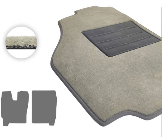 Текстильные коврики Pro-Eco Beige для Iveco EuroCargo (mkII-mkIV) 2002→ (тип 160)