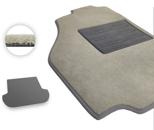 Текстильные коврики Pro-Eco Beige для Subaru Legacy (mkV)(седан)(багажник) 2009-2014