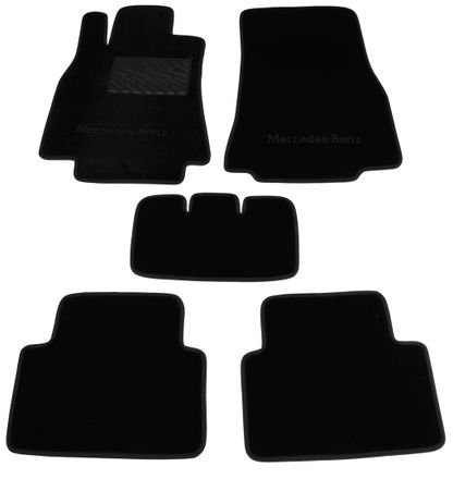 Двухслойные коврики Sotra Premium Black для Mercedes-Benz A-Class (W169) / B-Class (W245) 2005-2011
