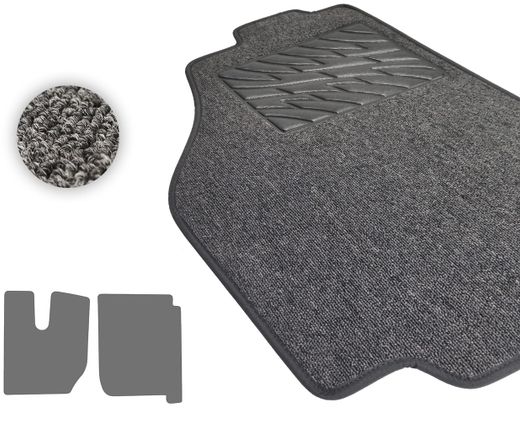 Текстильные коврики Pro-Eco Graphite для Iveco Stralis (mkI-mkIV) 2002-2019 (узкая кабина)