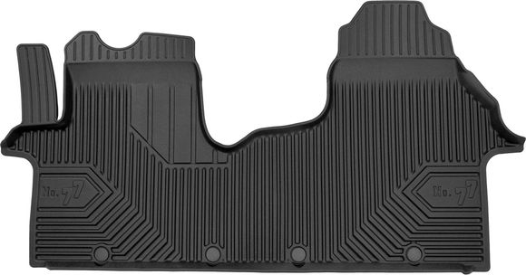 Резиновые коврики Frogum №77 для Renault Trafic (mkIII) 2014→; Nissan NV300 (mkI) 2014→; Opel Vivaro (mkII)(B) 2014-2019; Fiat Talento (mkII) 2016-2020 (1 ряд)