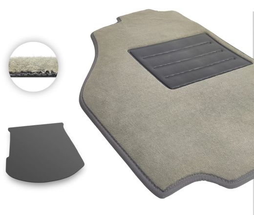 Текстильные коврики Pro-Eco Beige для Ford Mondeo (mkIV)(универсал)(багажник) 2007-2014