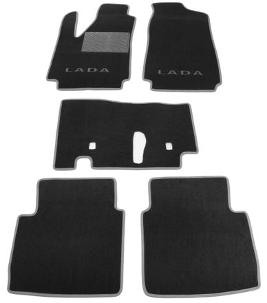 Двухслойные коврики Sotra Classic Grey для Лада Нива (2121)(3-дв.) 1977→