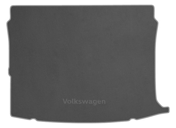 Двухслойные коврики Sotra Premium Grey для Volkswagen Taigo (mkI)(верхний уровень)(багажник) 2020→