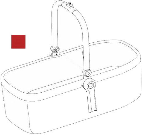 Рама люльки с тканью (Energy Red) 54023 (Sleek Bassinet)