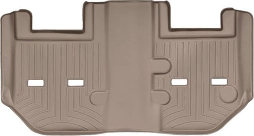 Коврики Weathertech Beige для Cadillac Escalade ESV (mkIII); Chevrolet Suburban (mkX); GMC Yukon XL (mkX) 2011-2014 (2 ряд - 2 места)(3 ряд) - Фото 1