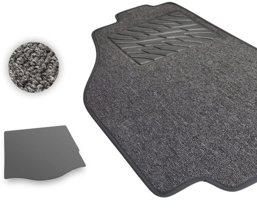 Текстильные коврики Pro-Eco Graphite для Ford Focus (mkIII)(хетчбек)(багажник) 2010-2019
