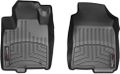 Коврики Weathertech Black для Lancia Ypsilon (mkIII) 2011-2024 (МКПП)(2 крепления)(1 ряд)