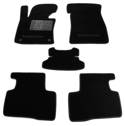 Двухслойные коврики Sotra Premium Black для SsangYong Tivoli (mkI) 2015-2023; KGM Tivoli (mkI) 2023→