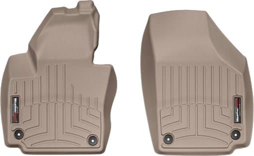 Коврики Weathertech Beige для Volkswagen Golf Plus (mkI) 2004-2014 (1 ряд)