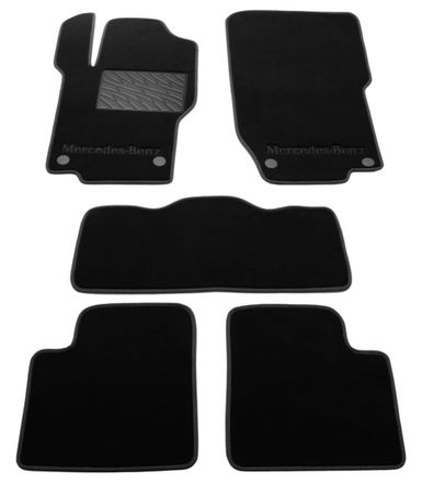Двухслойные коврики Sotra Classic Black для Mercedes-Benz M-Class (W164) 2005-2011