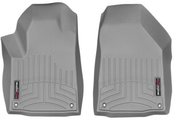 Коврики Weathertech Grey для Jeep Cherokee (KL) 2015-2023 (без возвышения перед местом под левую ногу)(1 ряд)