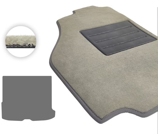 Текстильные коврики Pro-Eco Beige для Mercedes-Benz GLC-Class (X254)(MHEV) 2023→