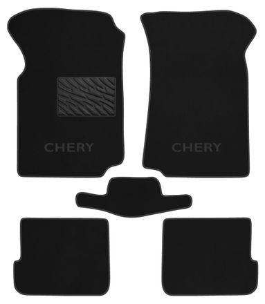 Двухслойные коврики Sotra Classic Black для Chery Amulet (mkI) 2003-2010