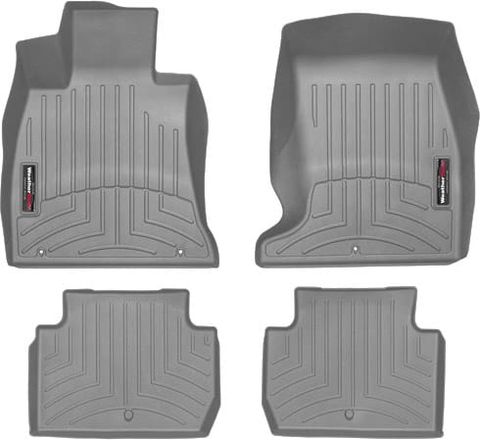 Коврики Weathertech Grey для Kia Stinger (mkI) 2017-2023 (полный привод)